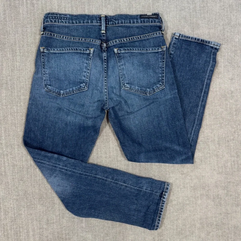Citizens of Humanity Elsa Mid Rise Slim Fit Crop Jeans Women Size 26 Medium Wash